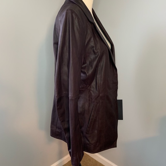 Andrew Marc New York Farley Leather coat. NWT - Picture 4 of 12